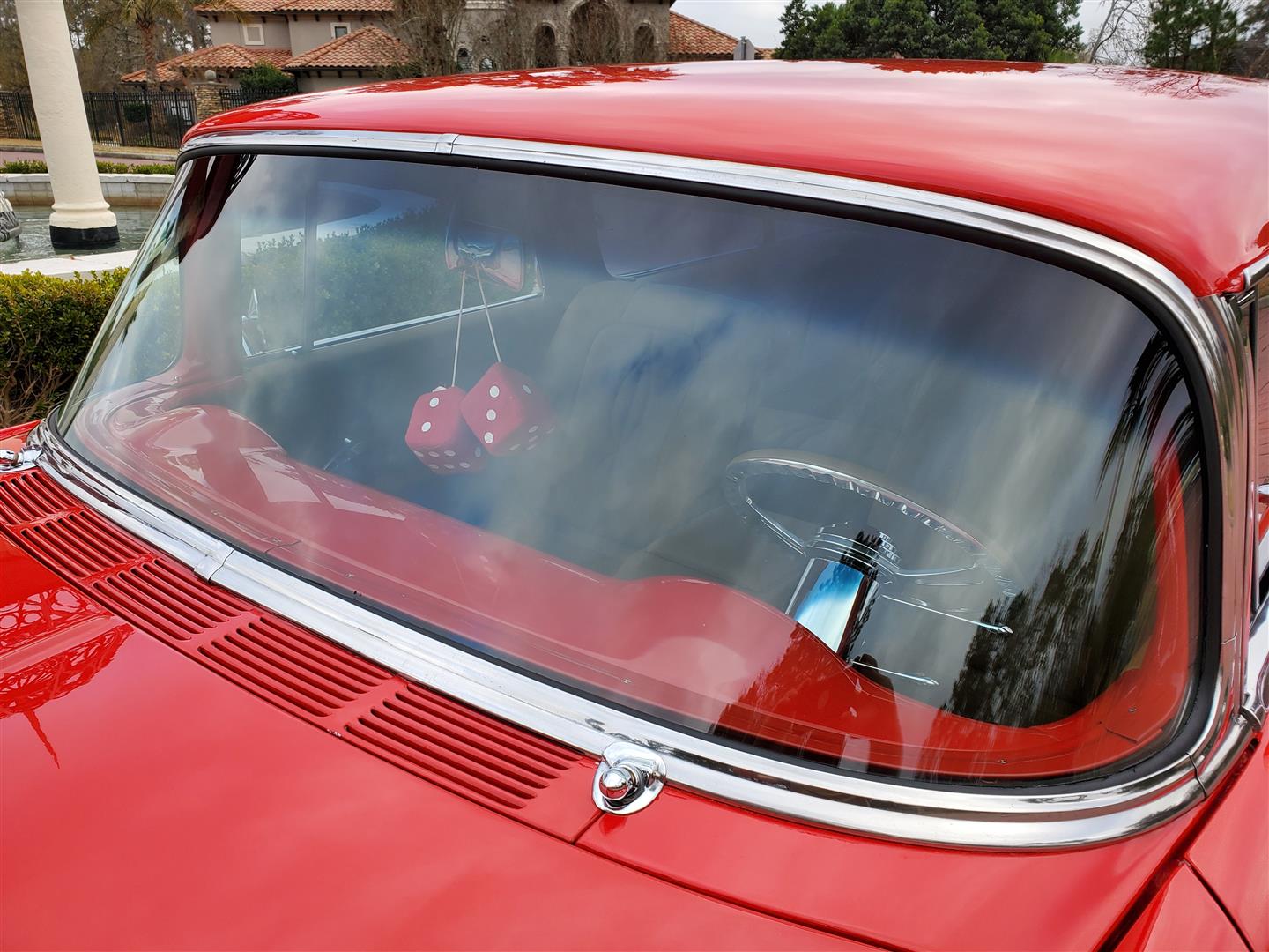 thumbnail image 2 of ACC W512CL Clear Windshield Glass – 1957 Chevy Pontiac, Hardtop Convertible Nomad Safari Wagon, Front 2 of 3